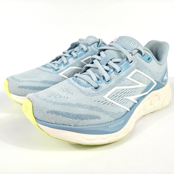 New Balance Fresh Foam 680v8 Women's 6 Quarry Blue Chrome Blue Sea Salt W680LT8 - Picture 4 of 16